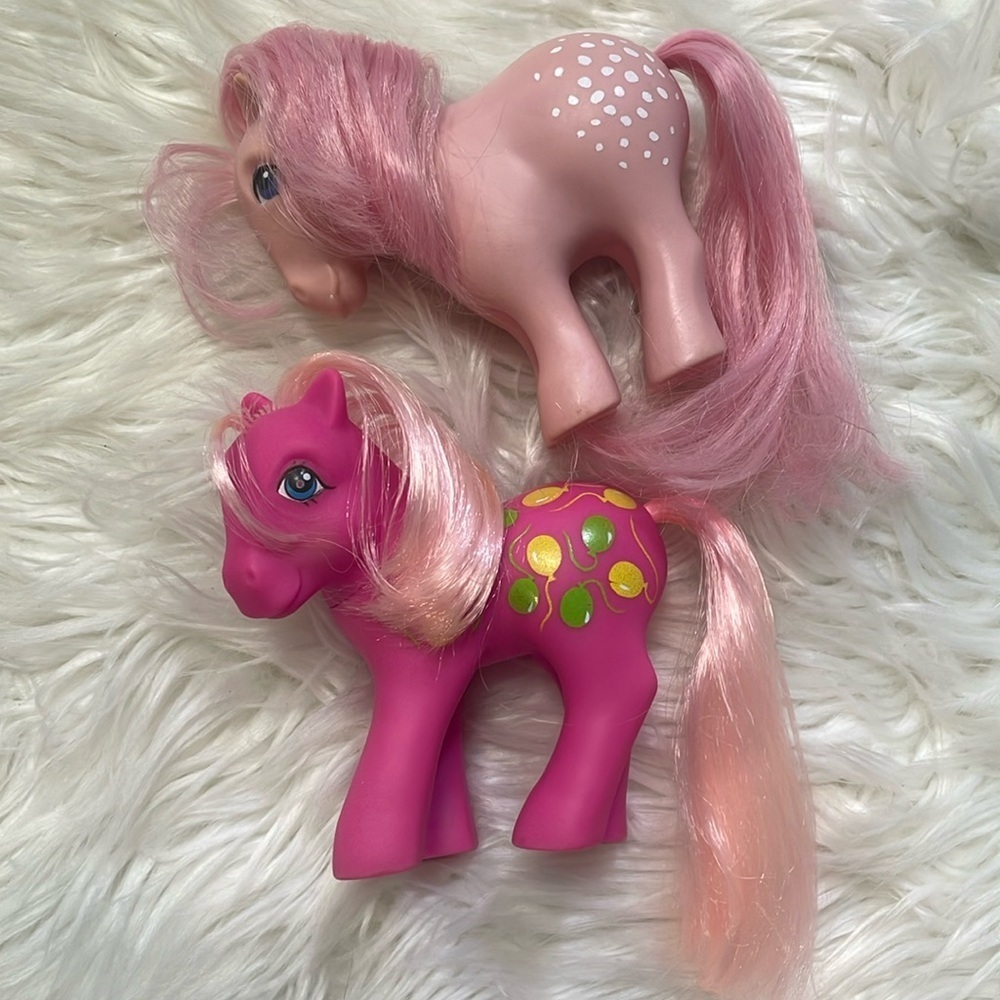 Vintage my little pony Cotton Candy & Twice As Fancy Up Up and Away lot